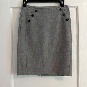 WHBM gray pencil skirt size 00